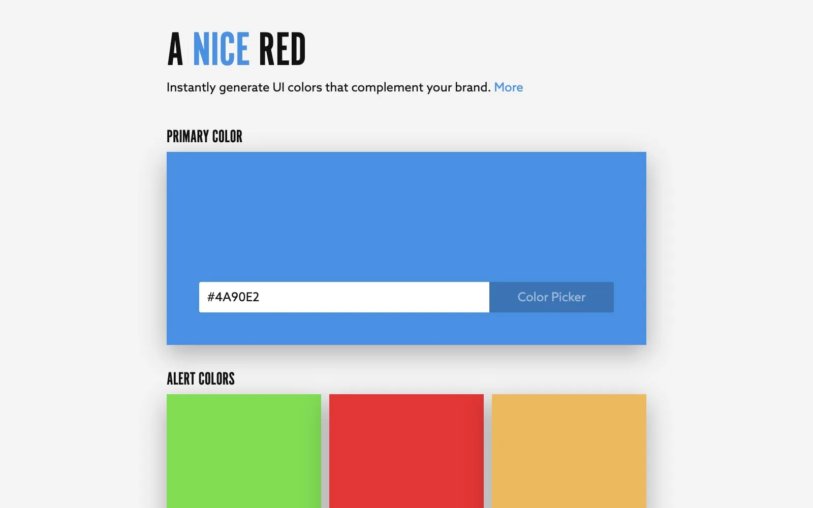 Screenshot of A Nice Red