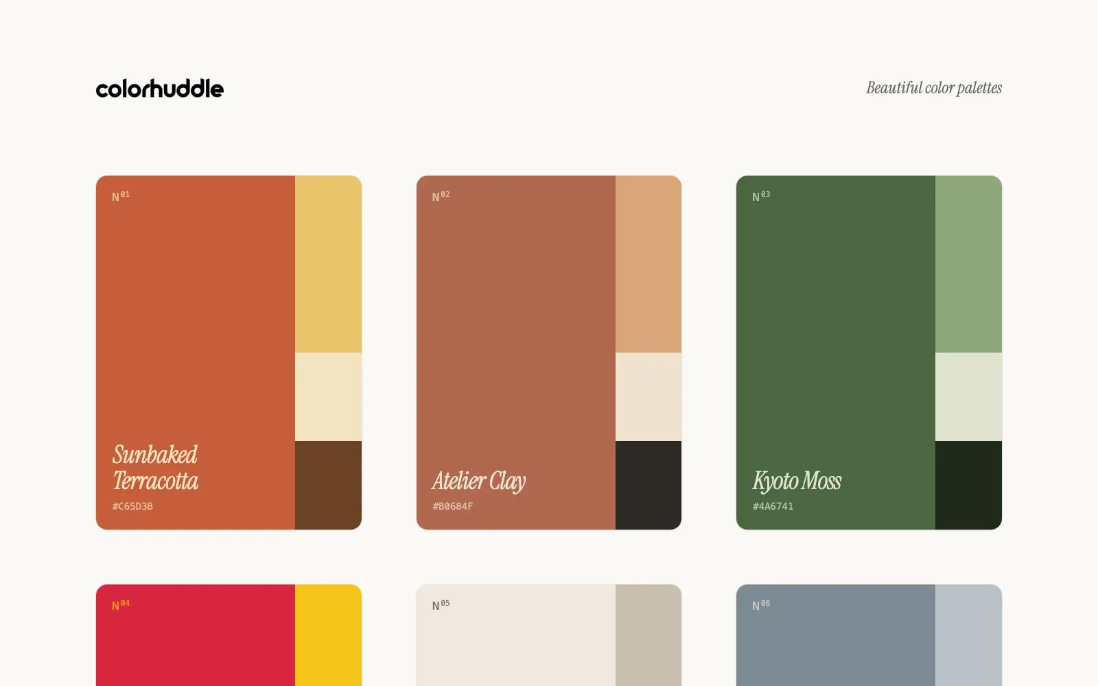 Screenshot of ColorHuddle
