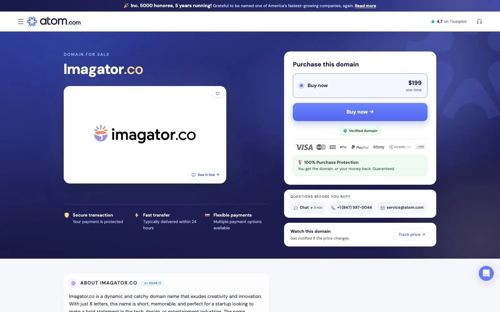 Screenshot of Imagator