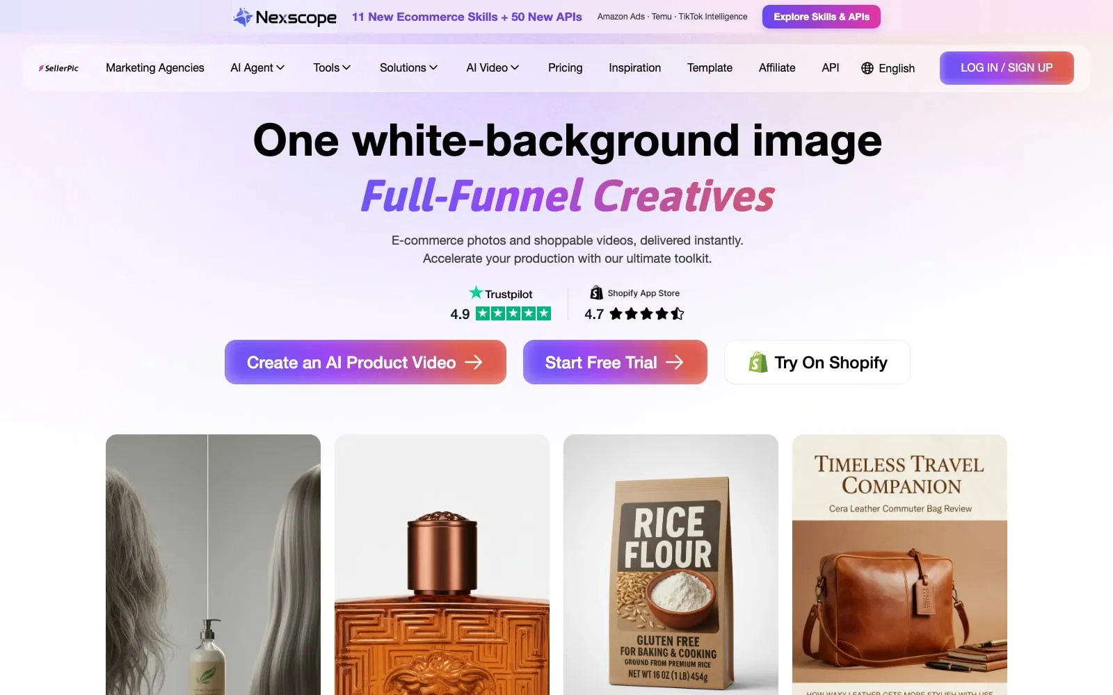 Screenshot of SellerPic