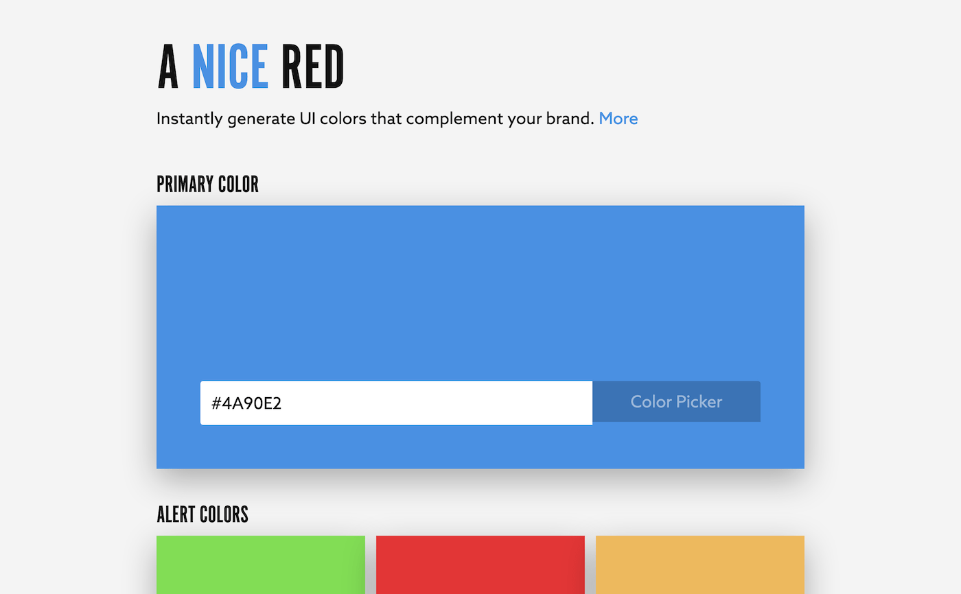 A Nice Red